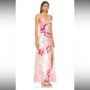 Majorelle Riviera Gown in Medallion in Medallion Multi